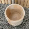 Product image 2 of the product “Pot made of teak wood with 20cm diameter, 21cm height, and 18cm depth ”